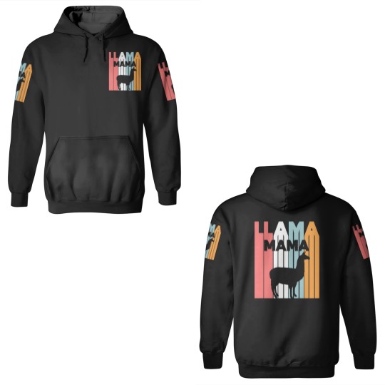 Discover Llama/Alpaca Design - LLAMA MAMA 3D Hoodies