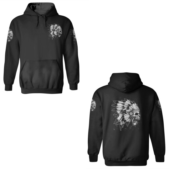 Discover skull native 3D Hoodies