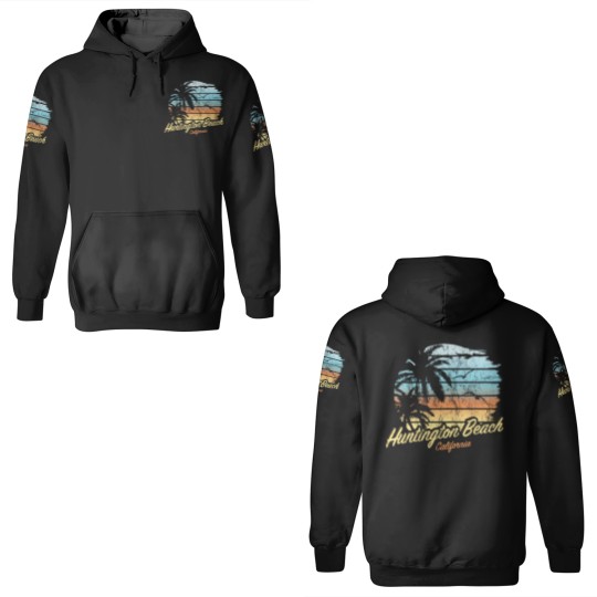 Discover Huntington Beach Florida Usa The Original Sunset 3D Hoodies