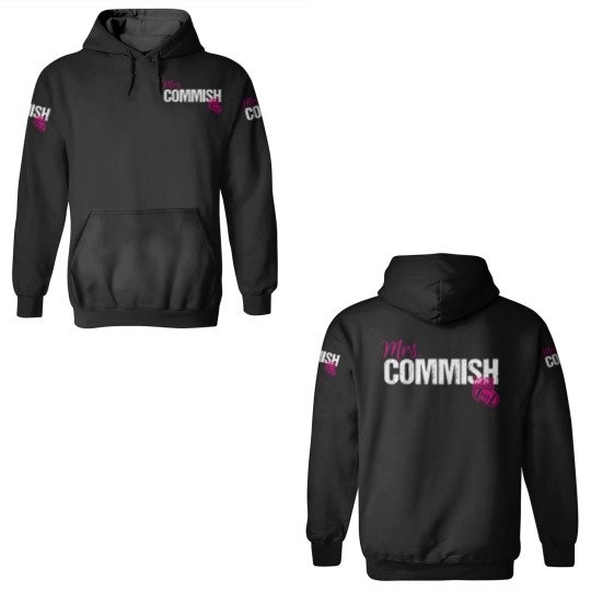 Discover Mrs. Commish Fantasy Football Commissioner Wife 3D Hoodies