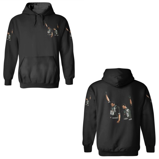 Discover 1968 Black Power Salute Illustration Classic T-Shi 3D Hoodies