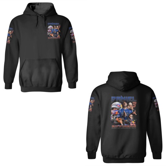 Discover Daniel Ricciardo McLaren Racing 90s Vintage Bootleg Unisex Rap 3D Hoodies