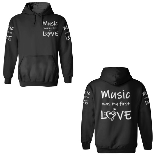 Discover Music was my first Love giftidea music star rock 3D Hoodies