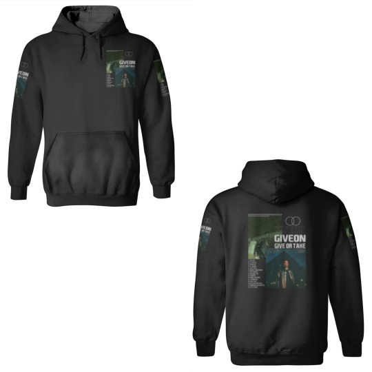 Discover Vintage Bootleg Inspired Giveon - Give or Take, Graphic Unisex Album List 3D Hoodies