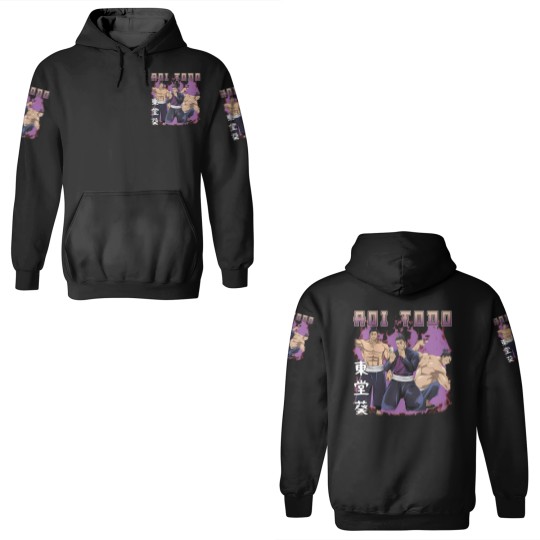 Discover Aoi Todo Vintage 3D Hoodies, Aoi Todo Vintage 3D Hoodies