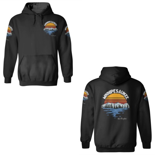 Discover Vintage Lake Winnipesaukee New Hampshire Souvenir 3D Hoodies