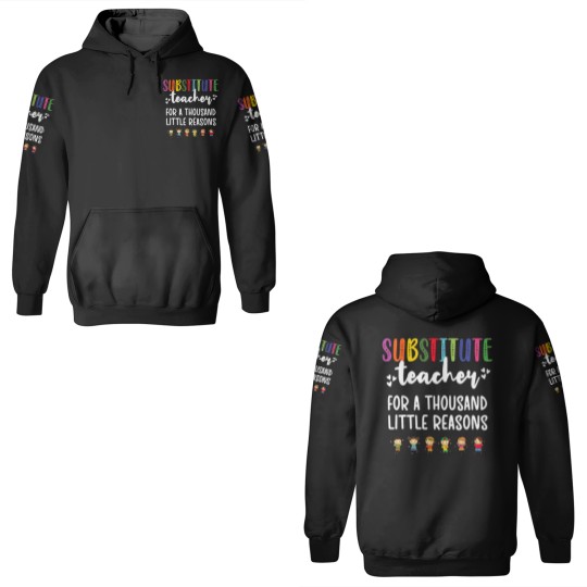 Discover Substitute Teacher Appreciation School Sub Teacher 3D Hoodies