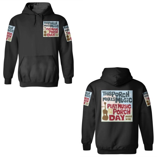 Discover PLAY MUSIC ON THE PORCH DAY PORCH SIGN 3D Hoodies