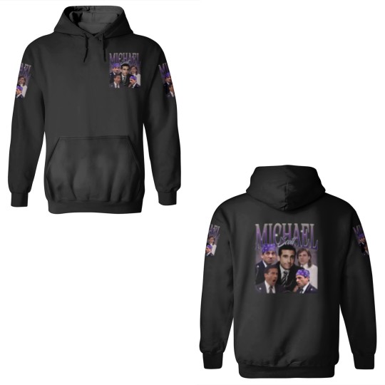 Discover Retro Michael Scott 3D Hoodies, Limited Michael Scott Vintage 3D Hoodies, Michael Scott Gift