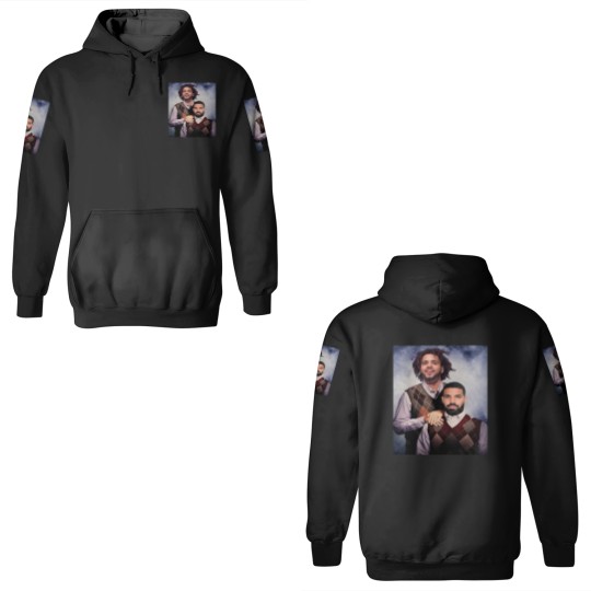Discover Drake J Cole 3D Hoodies -Vintage 90s 3D Hoodies- Retro Rap Vintage 90S Y2k Bootleg 3D Hoodies