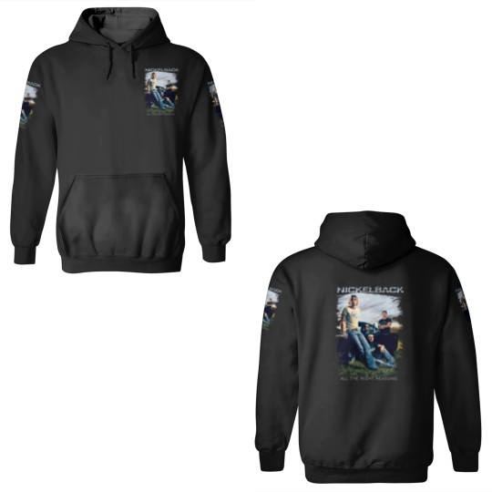 Discover Vintage Nickelback 3D Hoodies, Nickelback 90s Rock Band 3D Hoodies