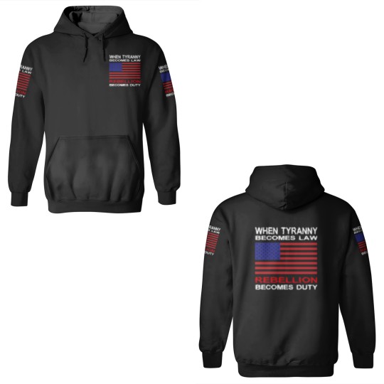Discover When Tyranny Becomes Law 3D Hoodies