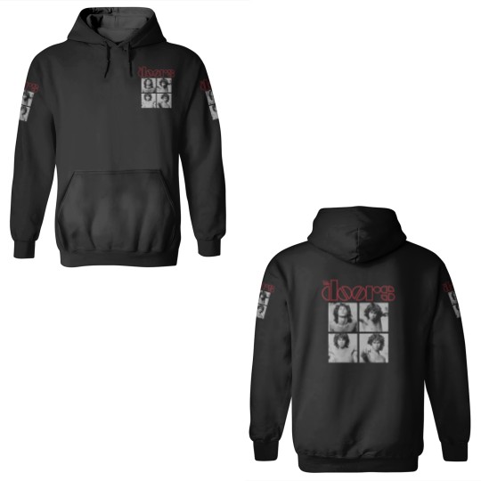 Discover The Doors: Jim Morrison Boxes Black 3D Hoodies