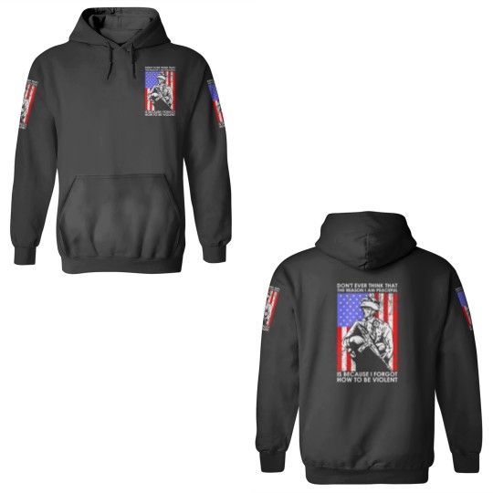 Discover Dont Ever Think That The Reason Peaceful Veteran Essential 3D Hoodies