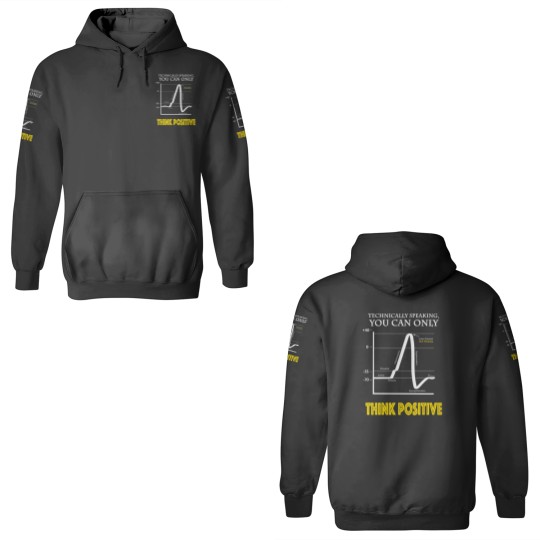 Discover Think Positive Neuroscience 3D Hoodies