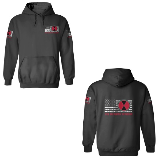Discover 7Th Infantry Division 3D Hoodies