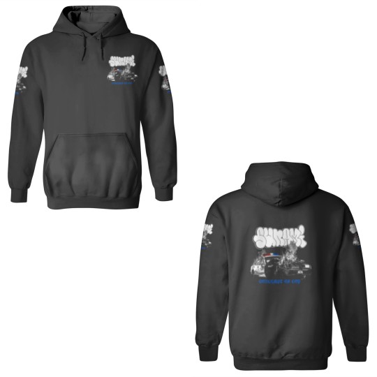 Discover Sunami Contempt Burn Car 3D Hoodies