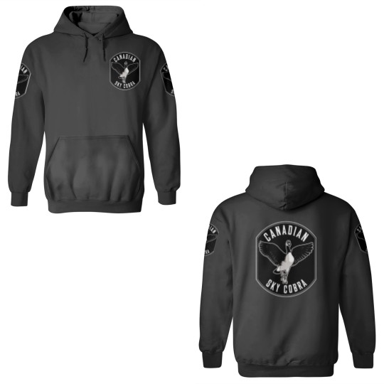 Discover Canadian Sky Cobra 3D Hoodies