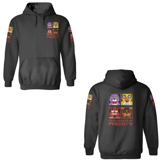 Discover Five Night at Freddy Character 3D Hoodies