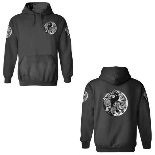 Discover Yin Yang Dragon Tiger 3D Hoodies