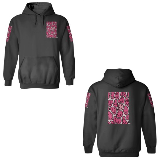 Discover Pink Smileys 1 3D Hoodies