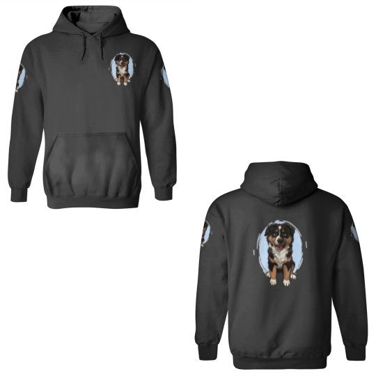 Discover Smiley Aussie Pup 3D Hoodies