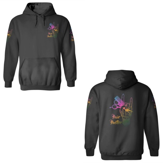Discover Hair Hustler Hairstylist Hairdresser Funny Gift Idea 3D Hoodies