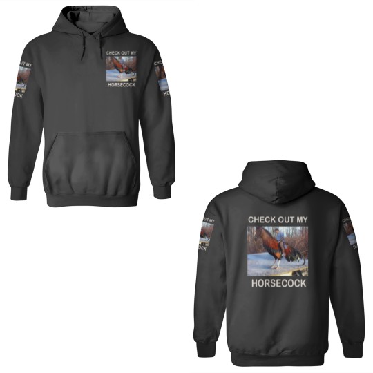 Discover check out my horsecock funny horse cock meme hilarious 3D Hoodies