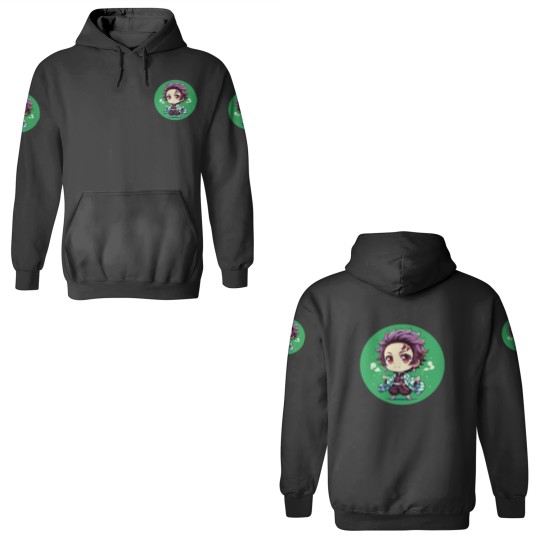 Discover Chibi tanjiror 3D Hoodies