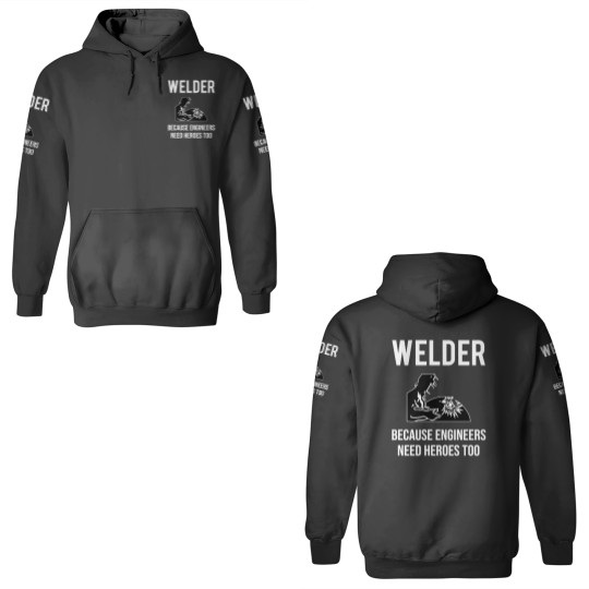Discover Funny Welder Engineers Heroes Welding Essential 3D Hoodies