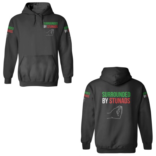 Discover Surrounded by Stunads Funny Italian Sayings 3D Hoodies