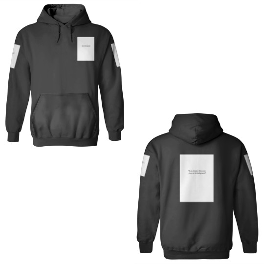Discover Hans Zimmer film score plays in the background Graphic 3D Hoodies
