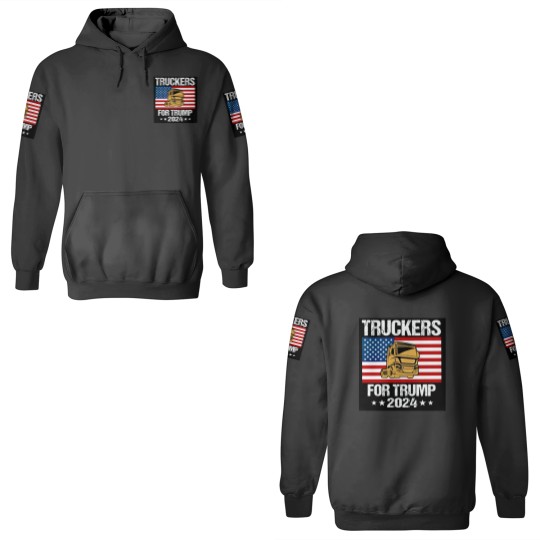 Discover TRUCKERS FOR TRUMP 2024 3D Hoodies