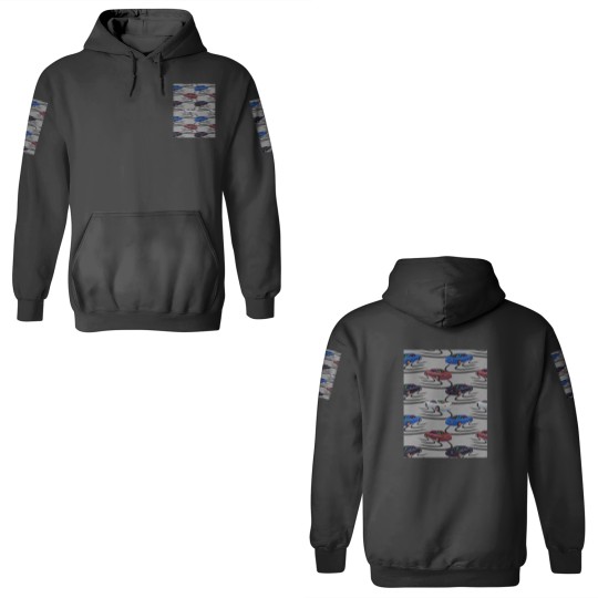 Discover Drifting R33 Car in Drift Pattern Factory Colors Graphic 3D Hoodies