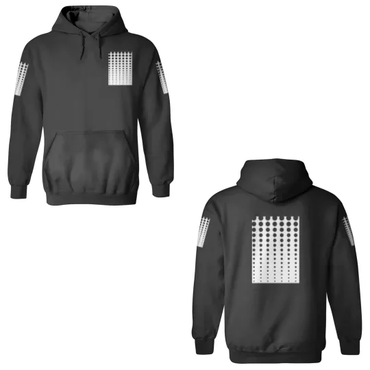 Discover BrownishGray and White Reduced Polka Dots Pattern Pairs Sherwin Williams 2022 Popular Color Sh 3D Hoodies