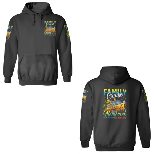Discover Family Cruise 2024 Making Memories For A Lifetime Summer 3D Hoodies