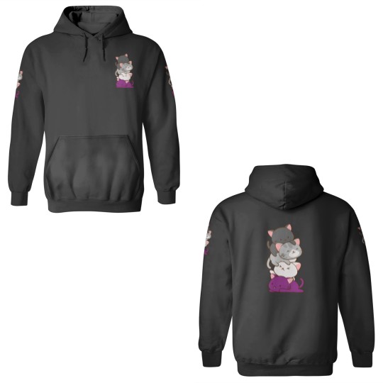 Discover ACEss Pride Kawaii Cats LGBTQ Asexual 3D Hoodies