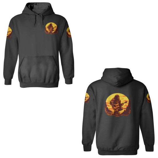 Discover Sasquatch Big Footss Rock Music Lover 3D Hoodies