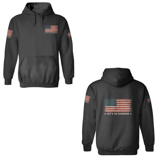Discover Lets Go Brandon American Flag Vintagess 3D Hoodies