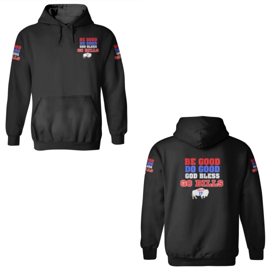 Discover Josh Allen MVP 3D Hoodies Be Good Do Good God Bless Go Bills 3D Hoodies for Josh Allen MVP 3D Hoodies