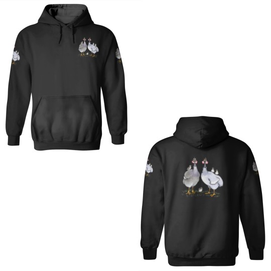 Discover Guinea fowl Family 3D Hoodies