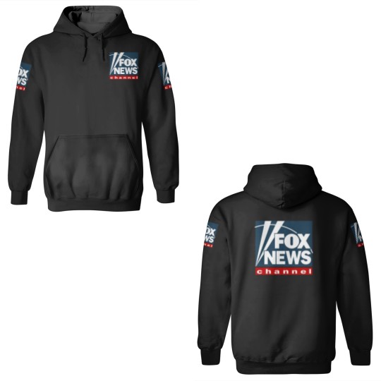 Discover F O X  NEWS Logo Zip 3D Hoodies