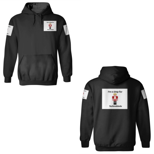 Discover I'M A Simp For Technoblade (White Base) (1) 3D Hoodies