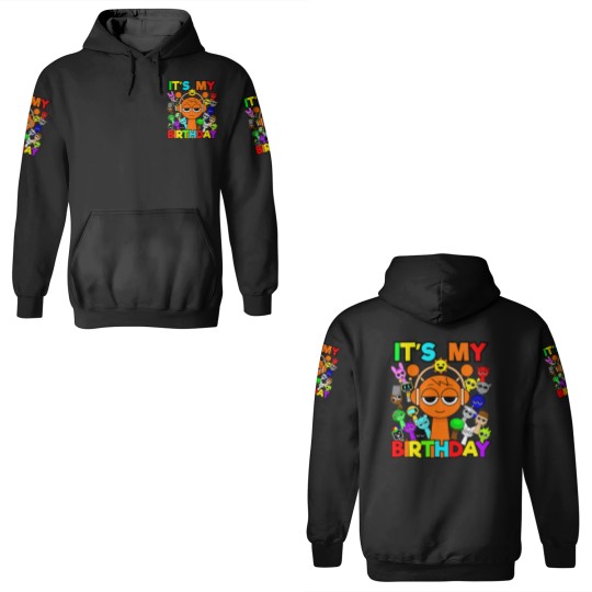 Discover Sprunki Birthday for Boys and Girls toys decor Oren Wenda 3D Hoodies