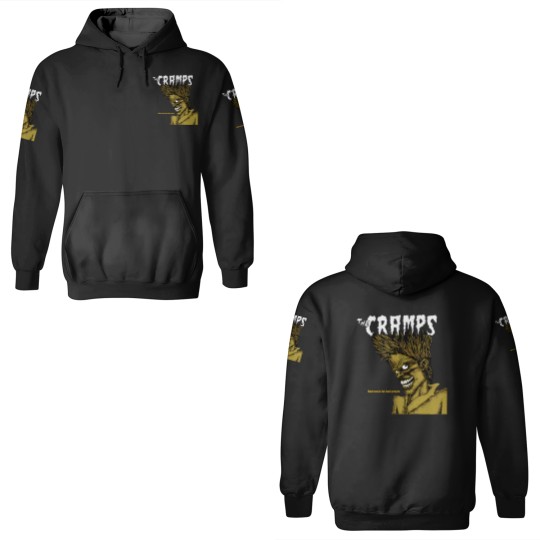 Discover The Cramps Unisex 3D Hoodies: Bad Music For Bad People (Black)