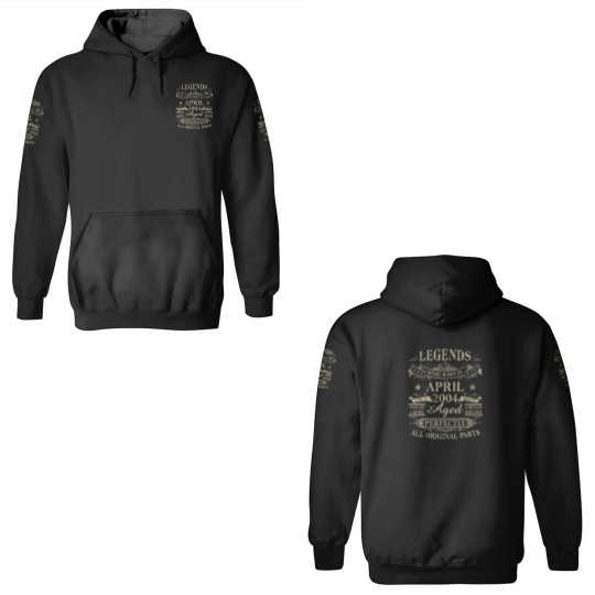 Discover Legends Were Born In April 2004 18Th Birthday Gift 3D Hoodies