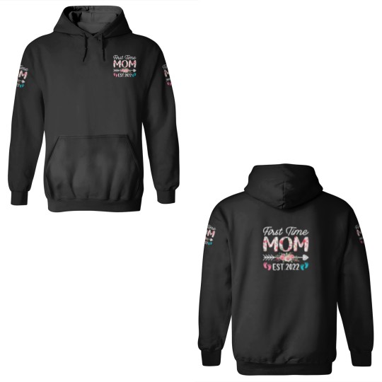 Discover First Time Mom Birthday Mothers Day Cute Flower 3D Hoodies