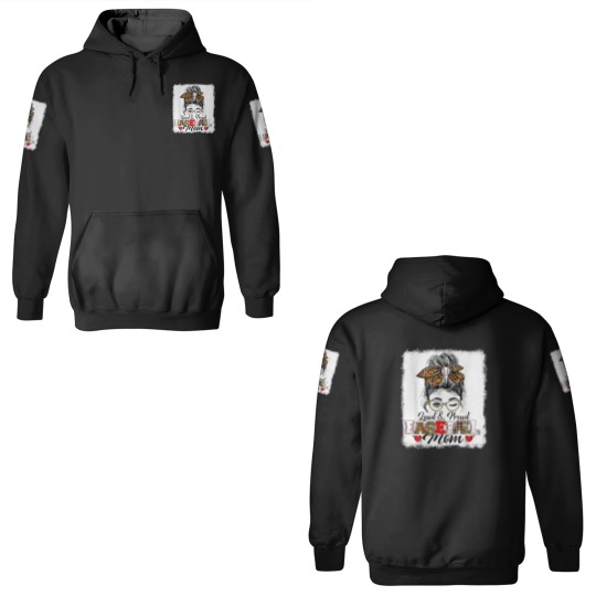 Discover Funny Messy Bun Loud 3D Hoodies