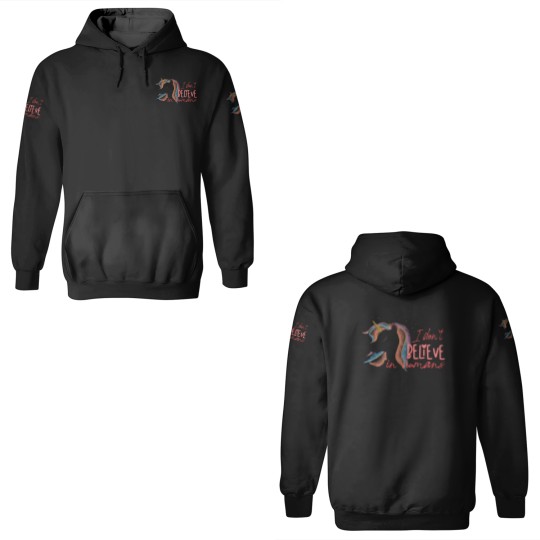 Discover I Don`t Believe In Humans | Funny Unicorn Sarcasm 3D Hoodies