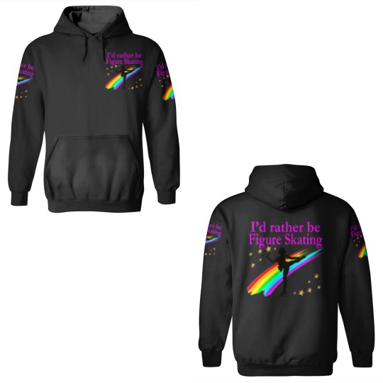 Discover RATHER BE FIGURE SKATING 3D Hoodies